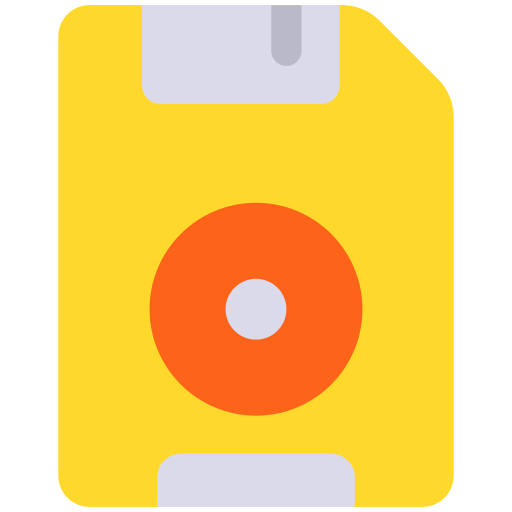 disquete Generic color fill Ícone