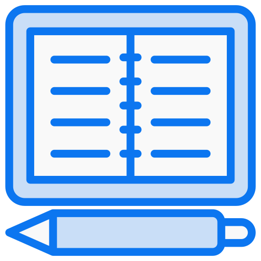 Notebook Generic color lineal-color icon