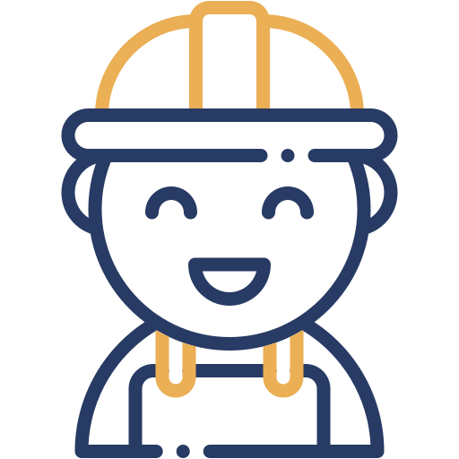 obrero Generic color outline icono