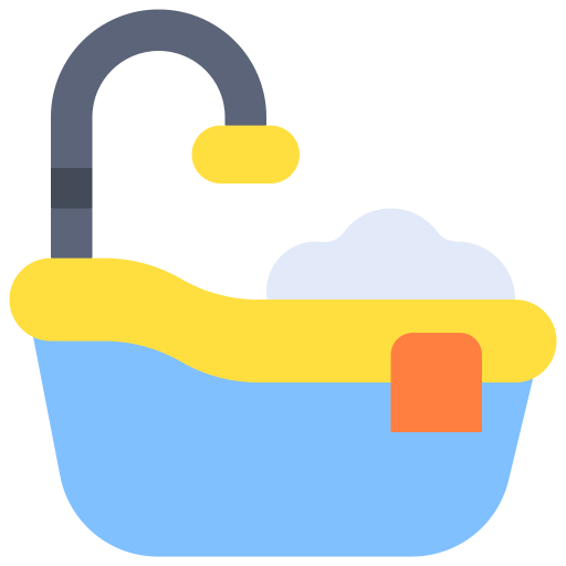 목욕통 Generic color fill icon