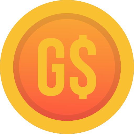 ガイアナ Generic gradient fill icon
