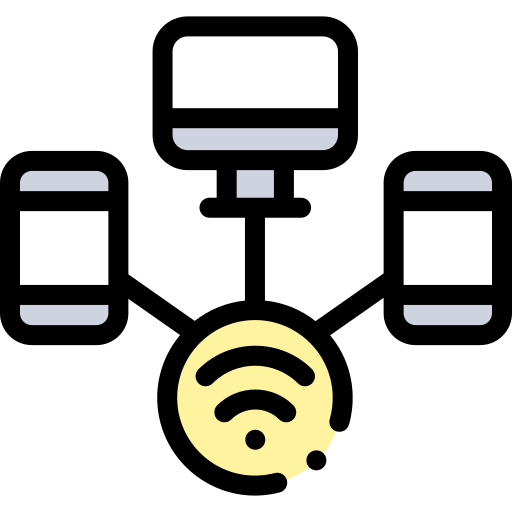 iot Detailed Rounded Lineal color icon