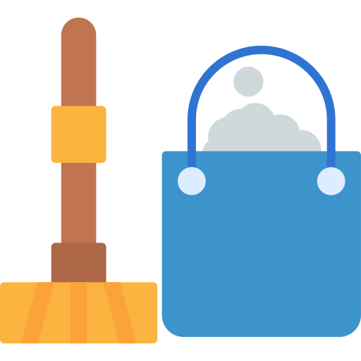 Cleaning tools Generic color fill icon