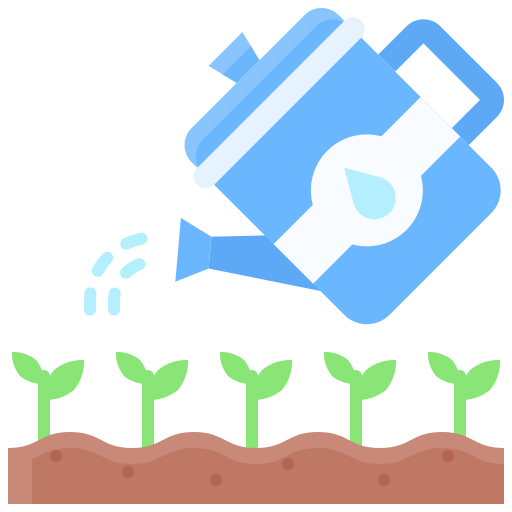 regando plantas Generic color fill icono