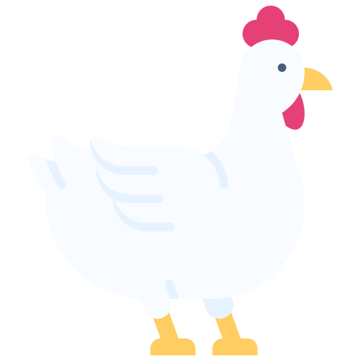 Курица Generic color fill иконка