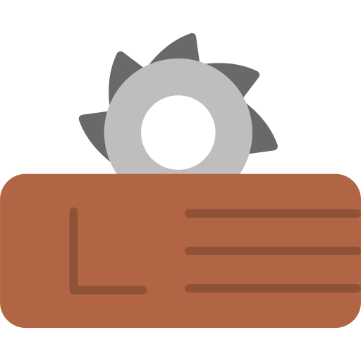 Table saw Generic color fill icon