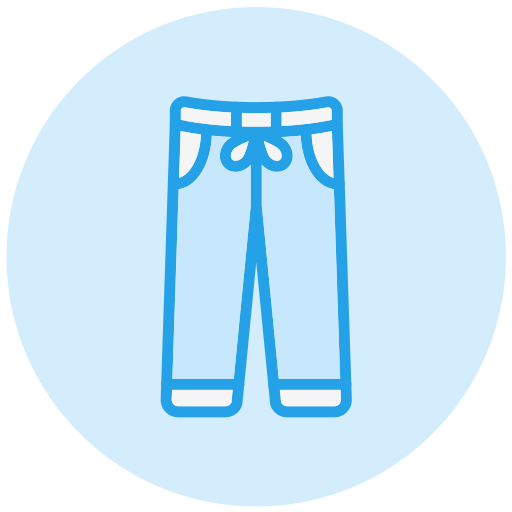 pantalones de entrenamiento Generic color lineal-color icono