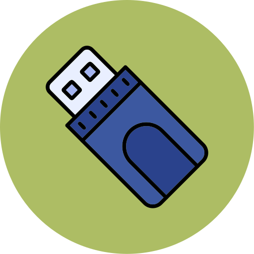 pendrive'a Generic color lineal-color ikona