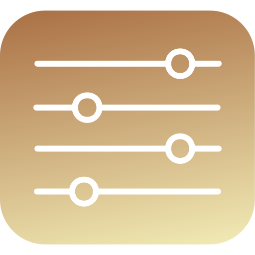 configuración Generic gradient fill icono
