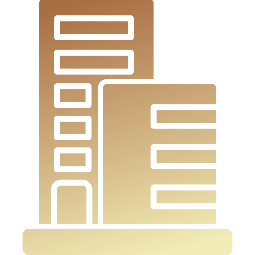 edificio Generic gradient fill icono