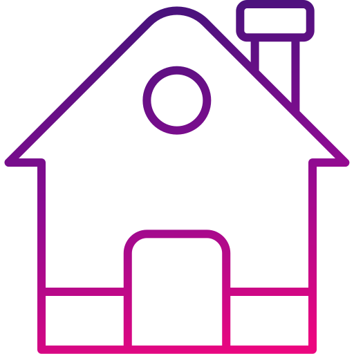 hogar Generic gradient outline icono