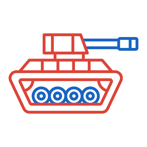tank Generic color outline icoon