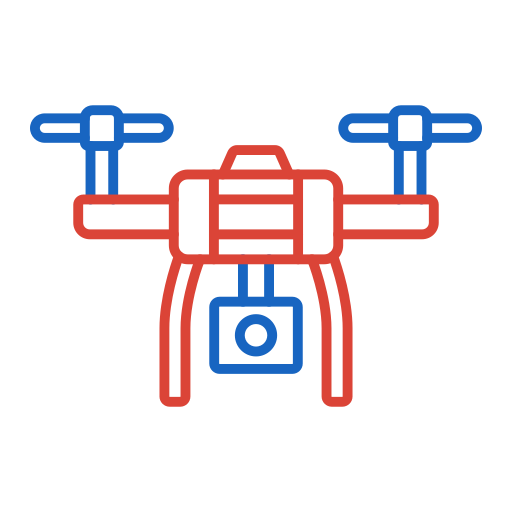 Drone Generic color outline icon