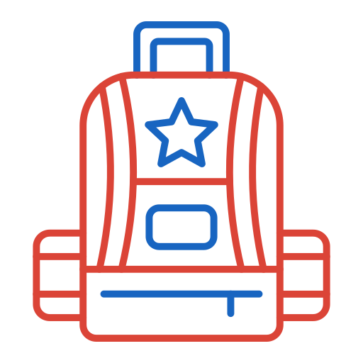rucksack Generic color outline icon