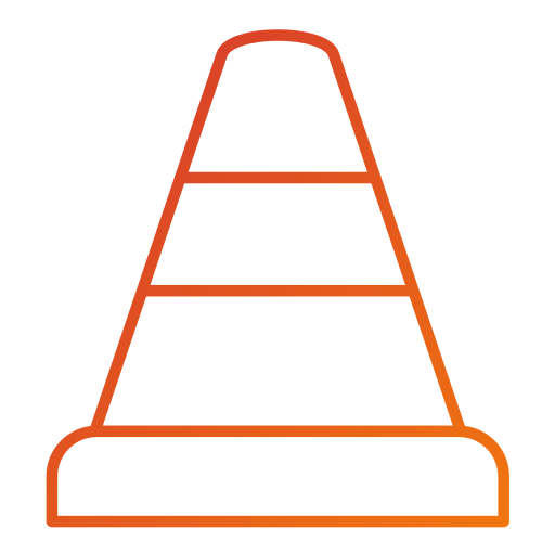 cone Generic gradient outline Ícone