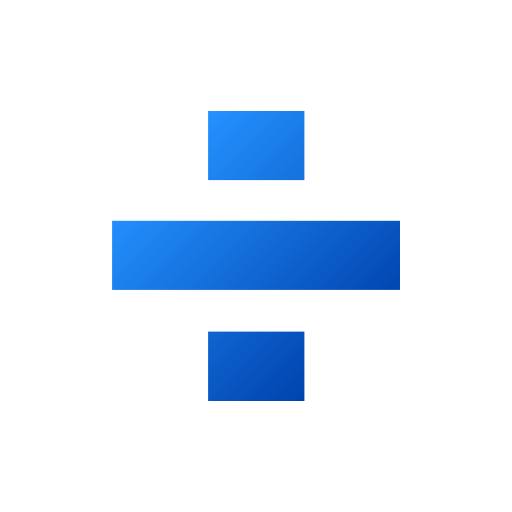 Division Generic gradient fill icon