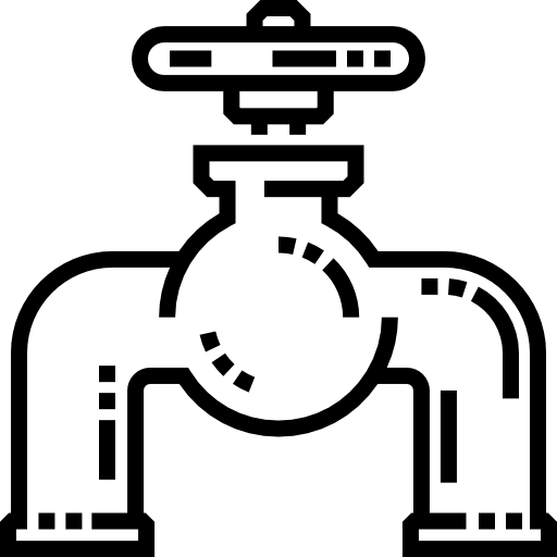 valvola Detailed Straight Lineal icona