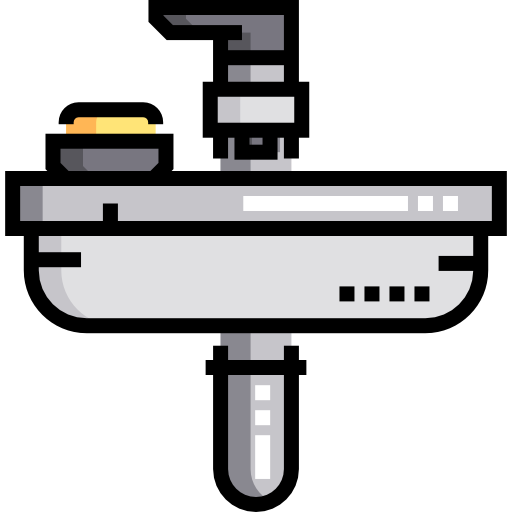 Sink Detailed Straight Lineal color icon