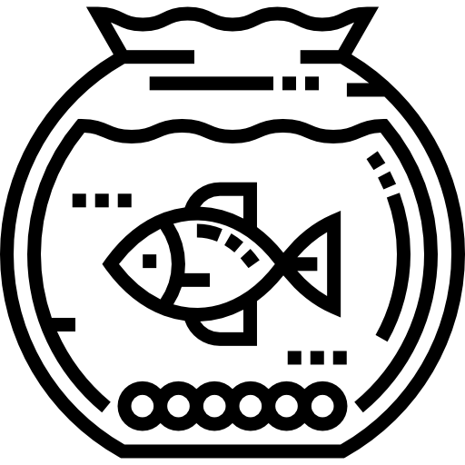金魚鉢 Detailed Straight Lineal icon