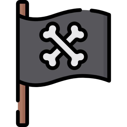 Pirate flag Special Lineal color icon