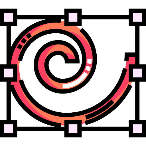 Спираль Detailed Straight Lineal color иконка