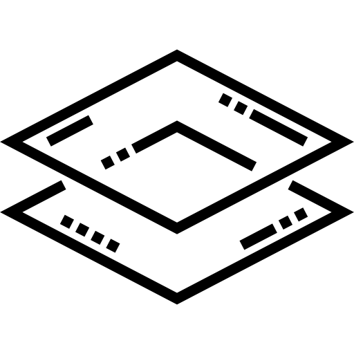 레이어 Detailed Straight Lineal icon