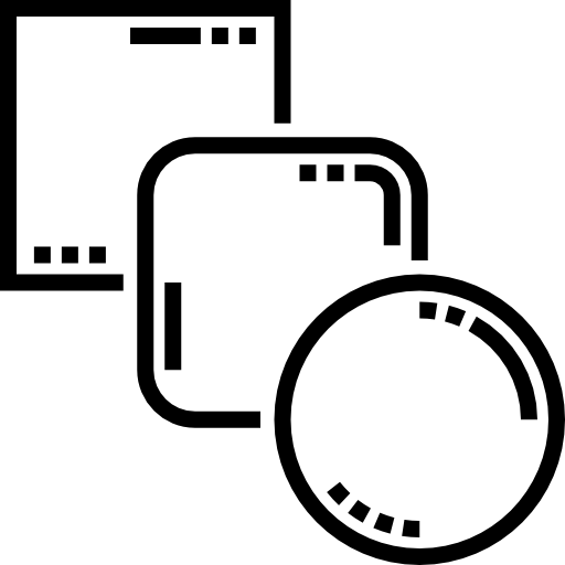 mieszanka Detailed Straight Lineal ikona