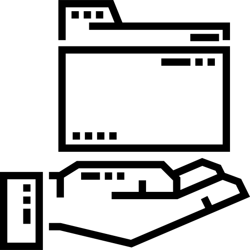 cartella condivisa Detailed Straight Lineal icona