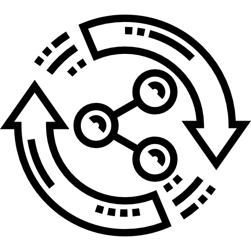 sincronizar Detailed Straight Lineal icono