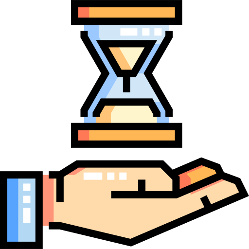 reloj de arena Detailed Straight Lineal color icono