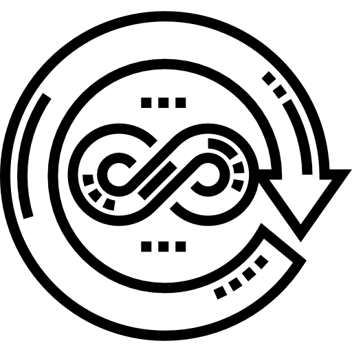 無限 Detailed Straight Lineal icon