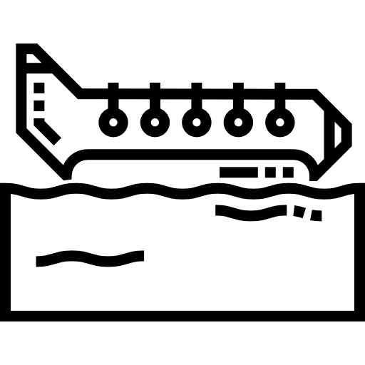 barco de platano Detailed Straight Lineal icono