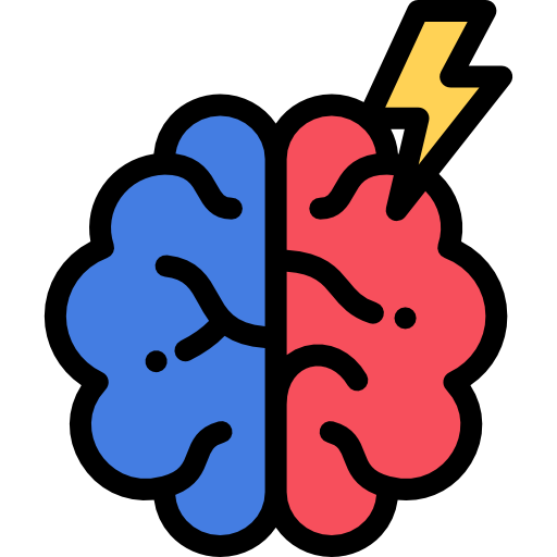 burza mózgów Detailed Rounded Lineal color ikona