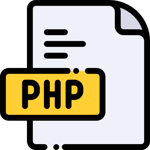 php Detailed Rounded Lineal color ikona