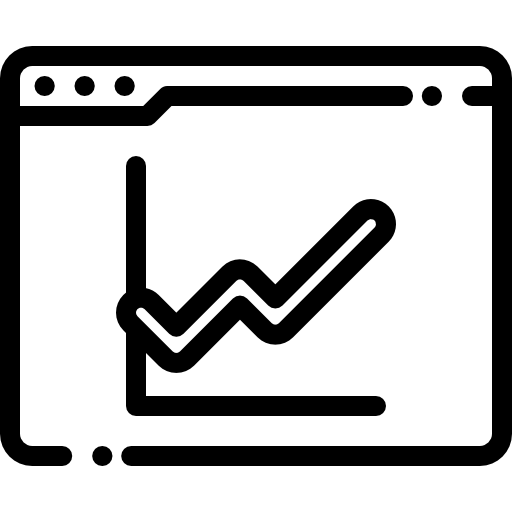 analytique Detailed Rounded Lineal Icône