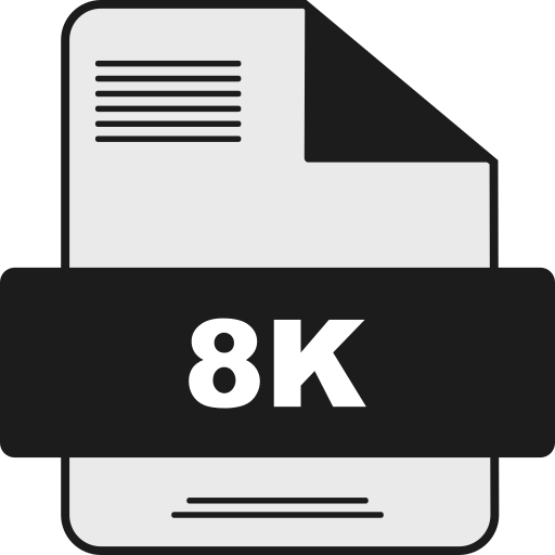8k Generic color lineal-color icon
