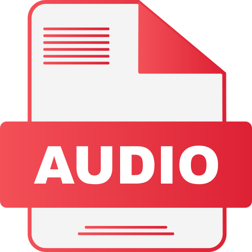 audio Generic gradient fill icona