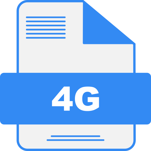 4g Generic color lineal-color ikona