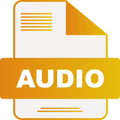 audio Generic gradient fill ikona