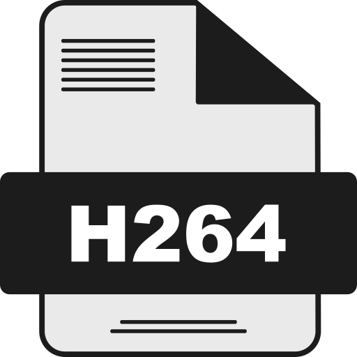 h264 Generic color lineal-color icon