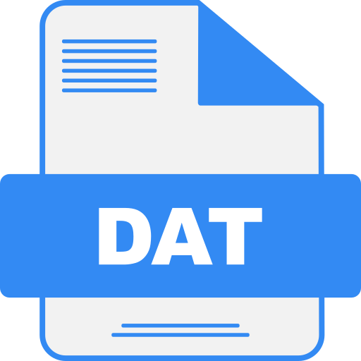 dat-datei Generic color lineal-color icon