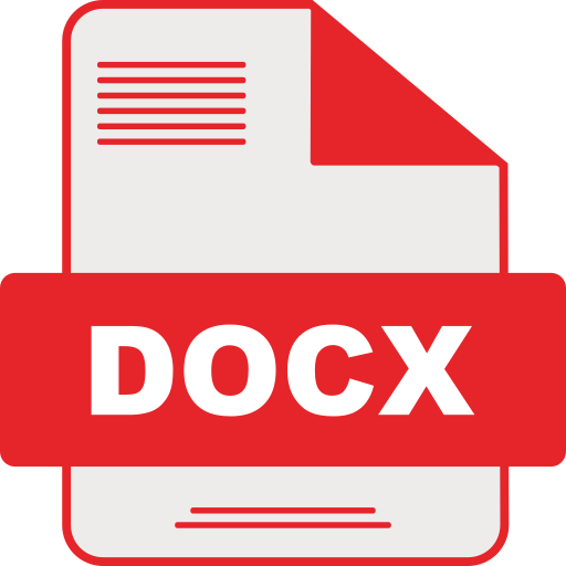 archivo docx Generic color lineal-color icono