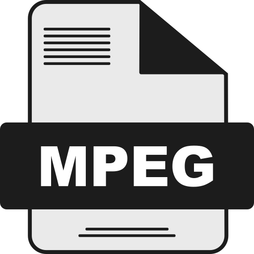 mpeg Generic color lineal-color icon