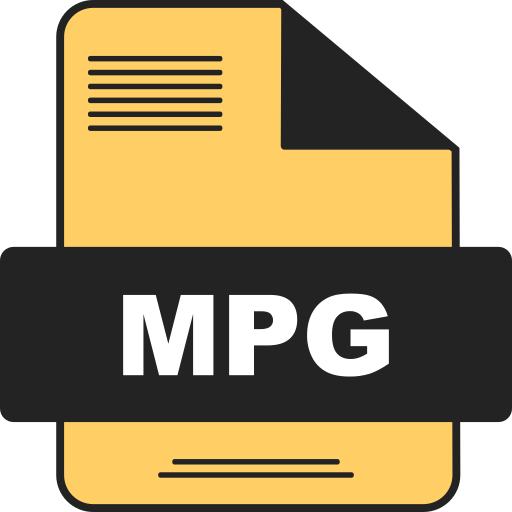 plik mpg Generic color lineal-color ikona
