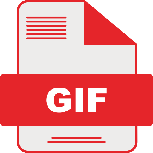 Gif file Generic color lineal-color icon