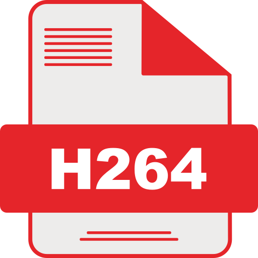 h264 Generic color lineal-color Icône