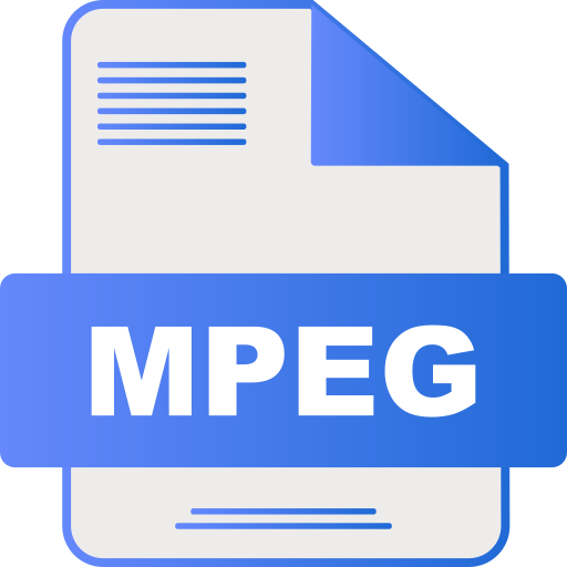 mpeg Generic gradient fill icona