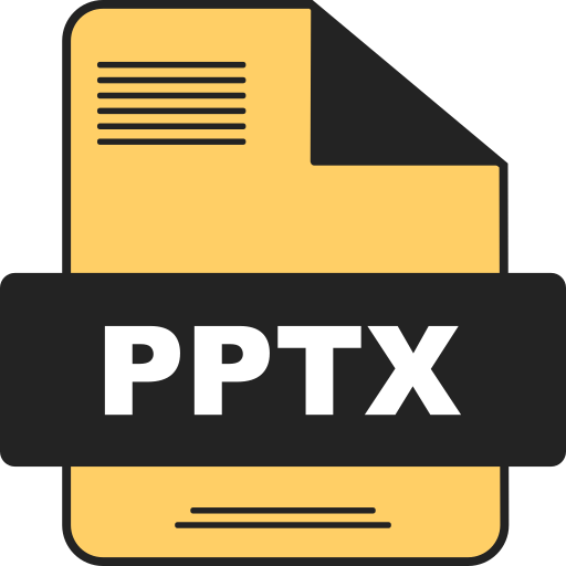 pptx Generic color lineal-color icon