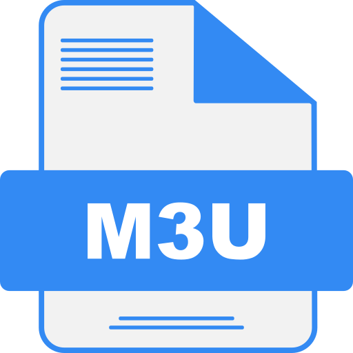 Файл m3u Generic color lineal-color иконка