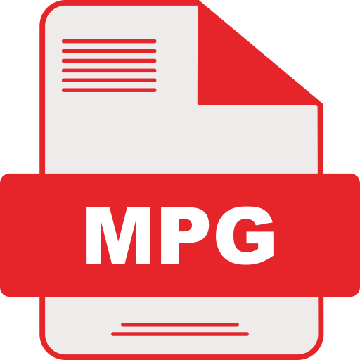 plik mpg Generic color lineal-color ikona